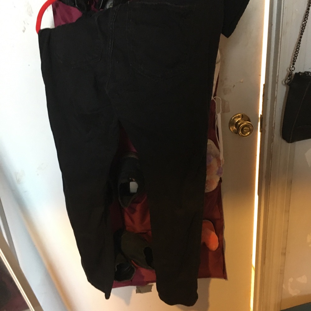 Black jeans with rips